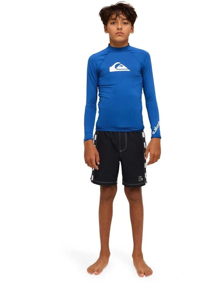 All Time Long Sleeve Rash Vest Monaco in Blue image 5
