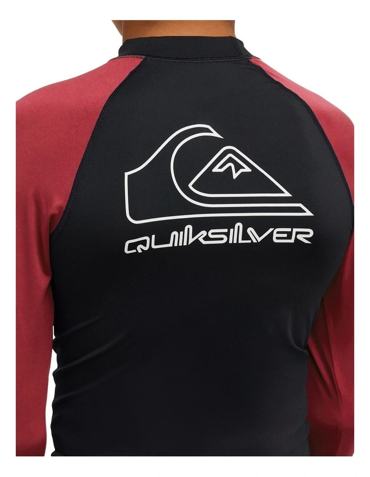 On Tour Long Sleeve Rash Vest in Burnt Russet image 4