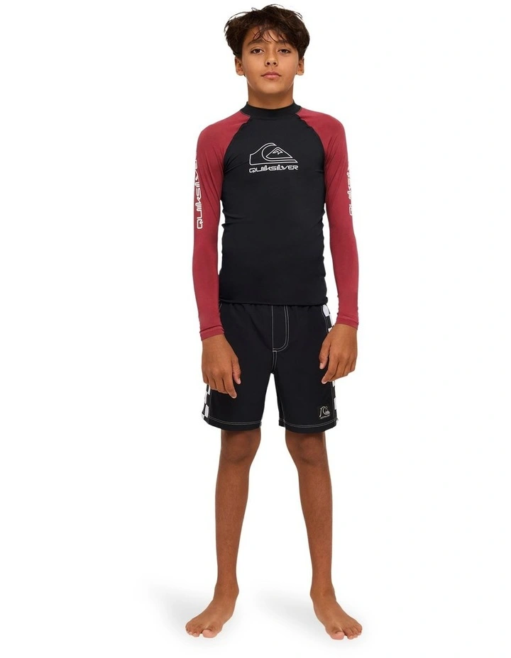 On Tour Long Sleeve Rash Vest in Burnt Russet image 5