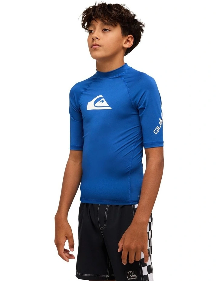 All Time Rash Vest in Monaco in Blue image 3