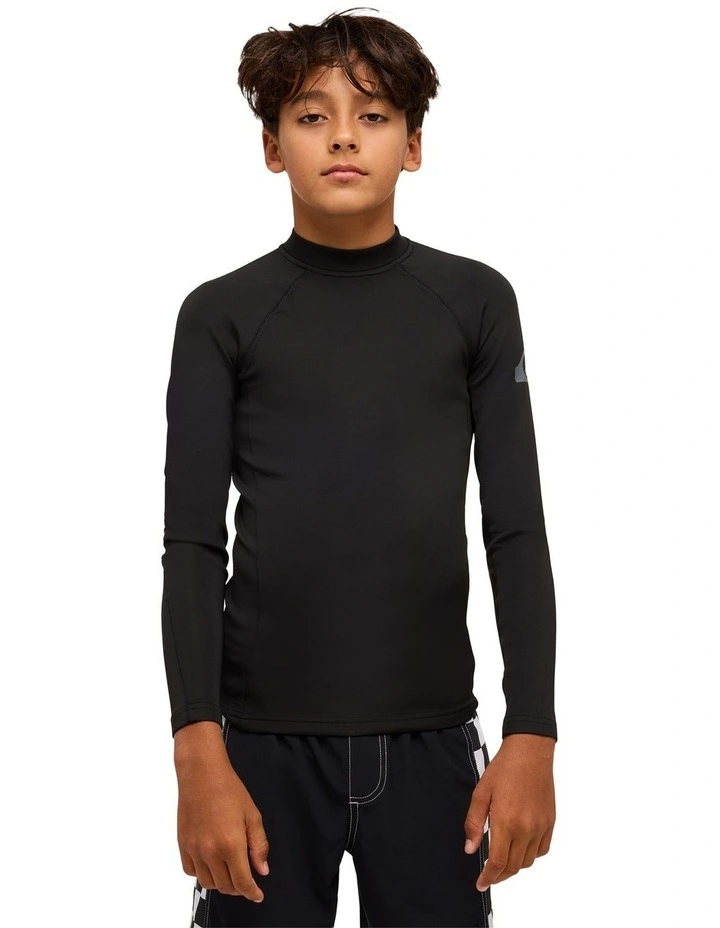 Everyday Heat Long Sleeve Rash Vest in Black image 1