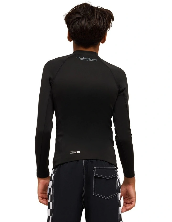 Everyday Heat Long Sleeve Rash Vest in Black image 2