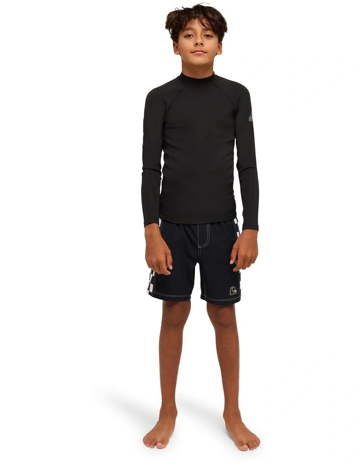 Everyday Heat Long Sleeve Rash Vest in Black image 5