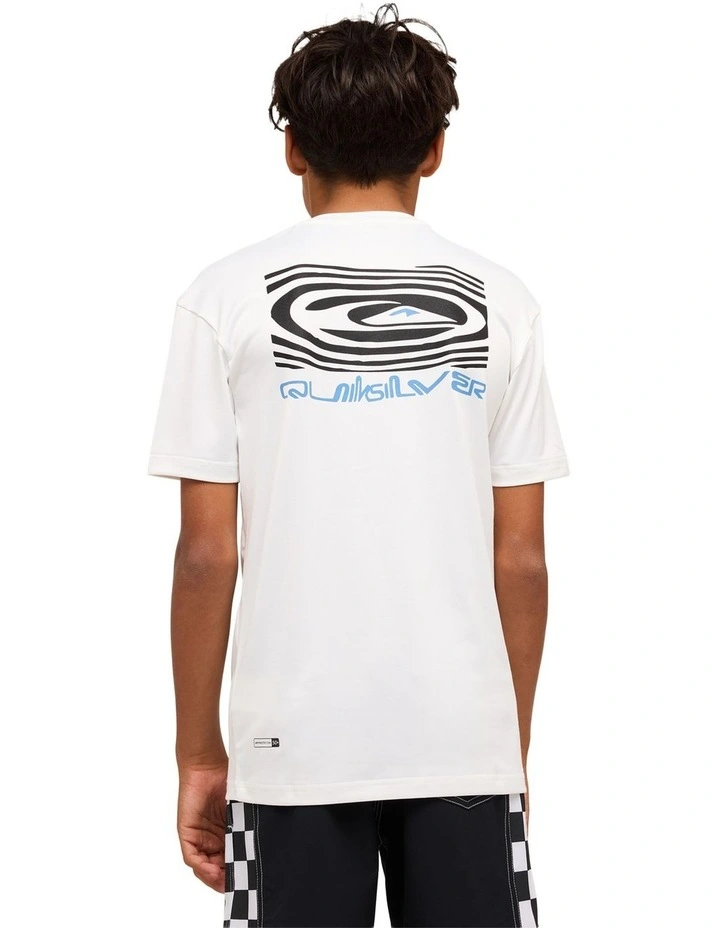 Sea Drip Surf T-shirt in White image 2