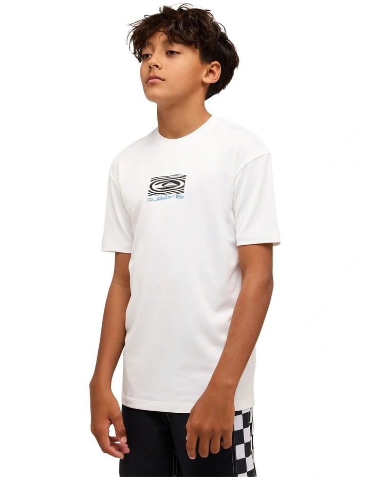 Sea Drip Surf T-shirt in White image 3