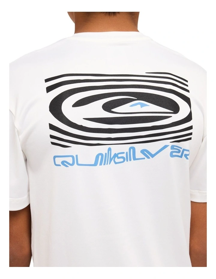 Sea Drip Surf T-shirt in White image 4