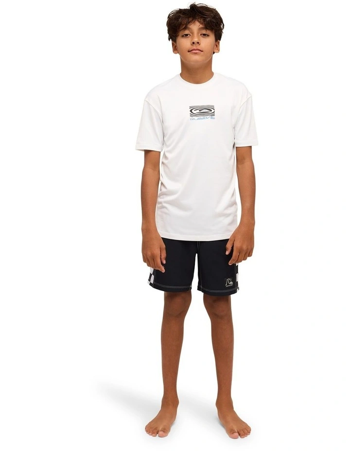 Sea Drip Surf T-shirt in White image 5