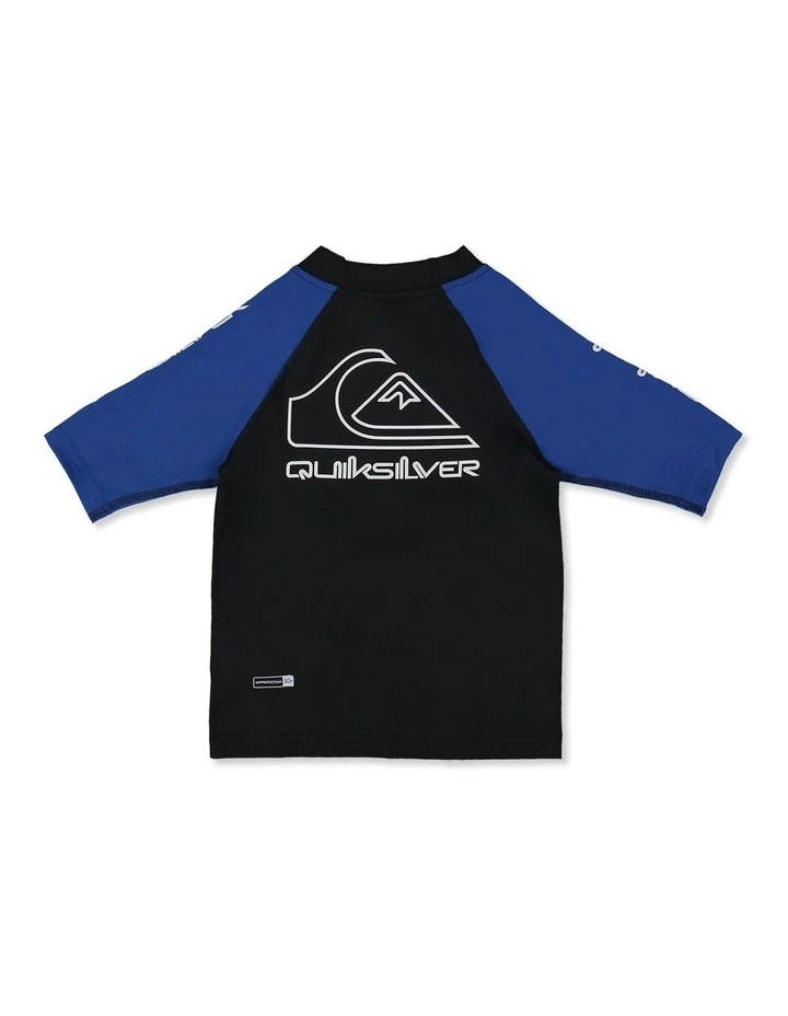 On Tour Short Sleeve Rash Vest in Monaco in Blue image 2