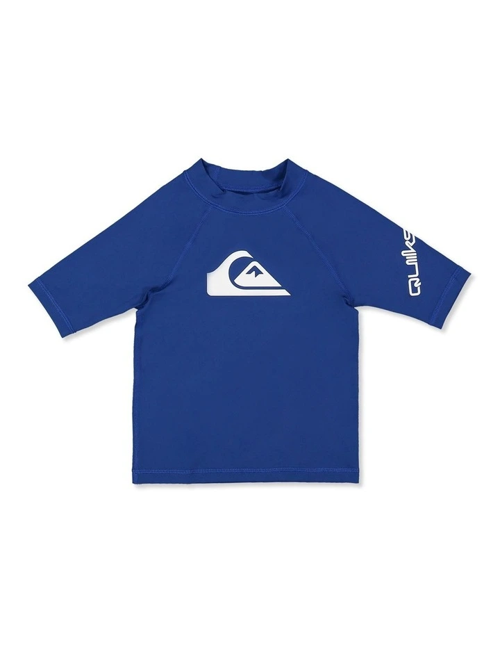 All Time Short Sleeve Rash Vest in Monaco Blue image 1