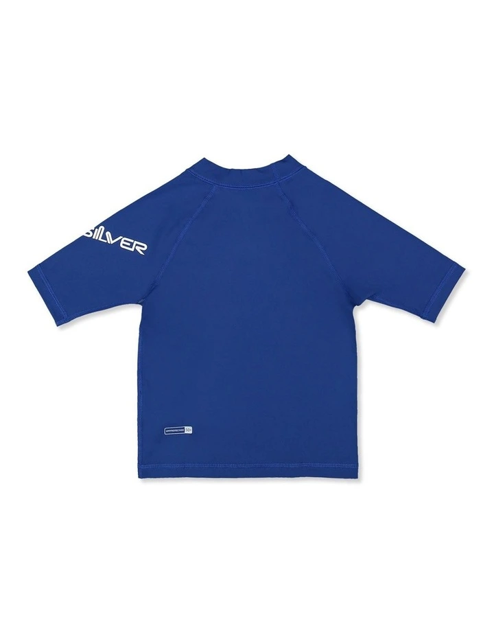 All Time Short Sleeve Rash Vest in Monaco Blue image 2
