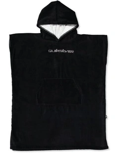 Boys 8-16 Core Hooded Towel In Jet Black