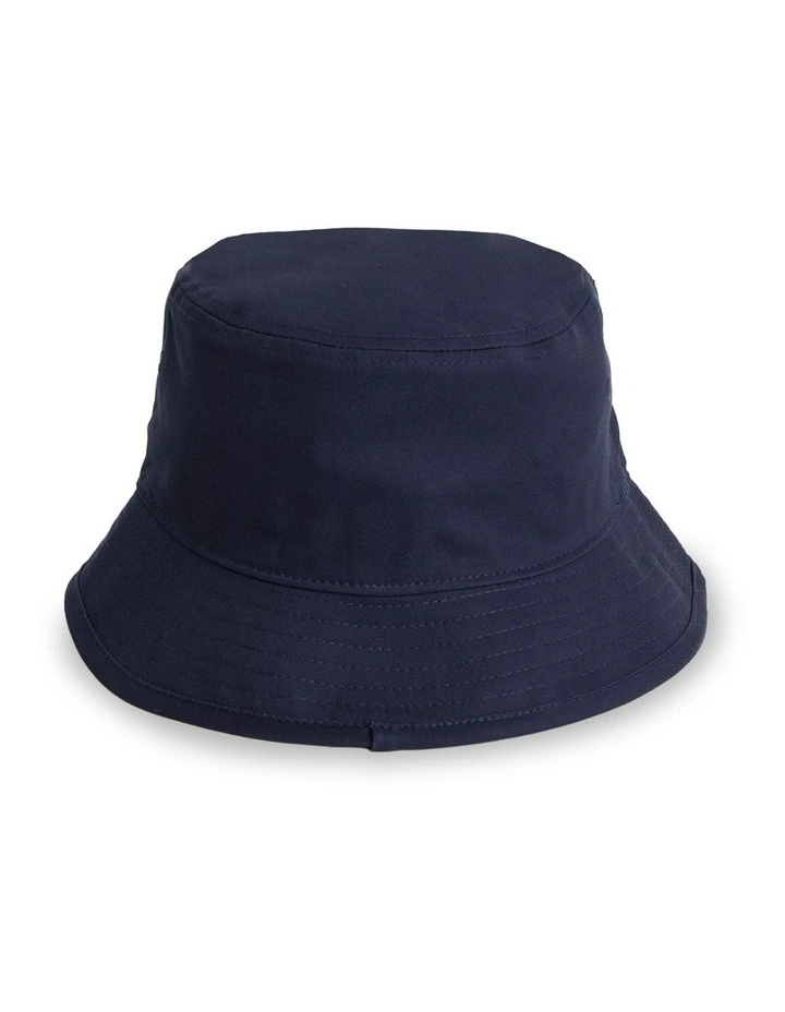 Boys 8-16 Wax Head Bucket Hat In Mood Indigo image 2