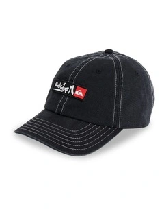 Boys 8-16 Impaired 6 Panel Stripback Cap In Black