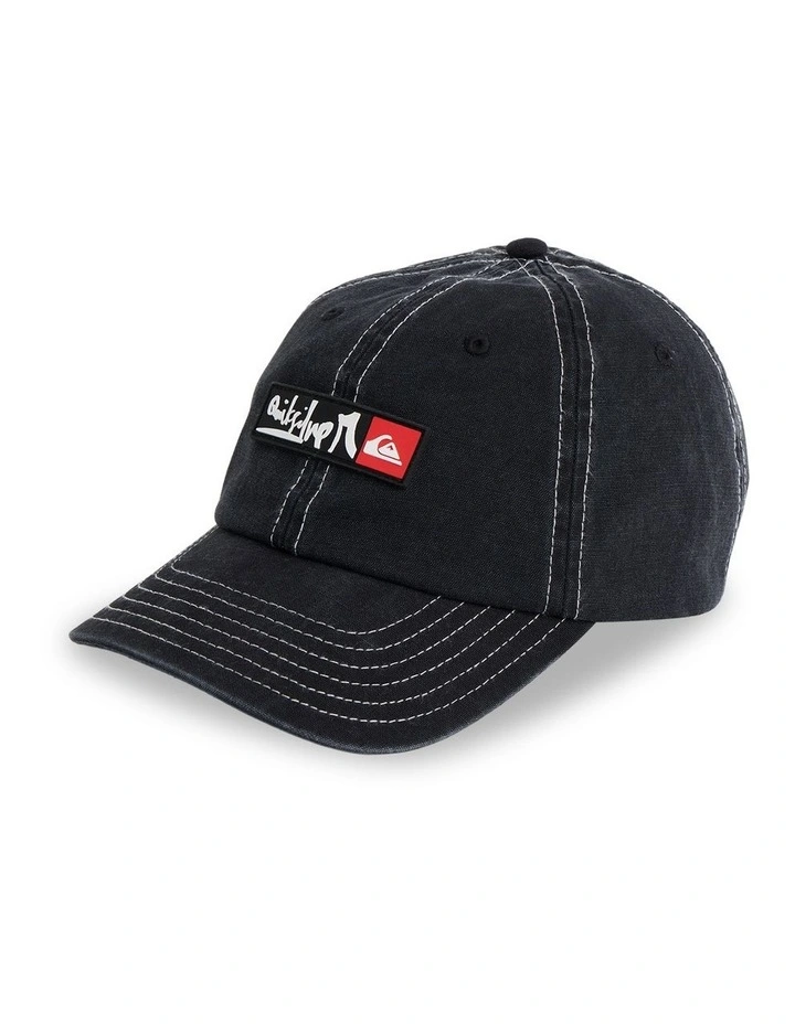 Boys 8-16 Impaired 6 Panel Stripback Cap In Black image 1
