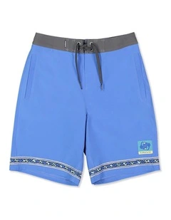 Boys 8-16 Wax Heads 17 Boardshorts In Palace Blue