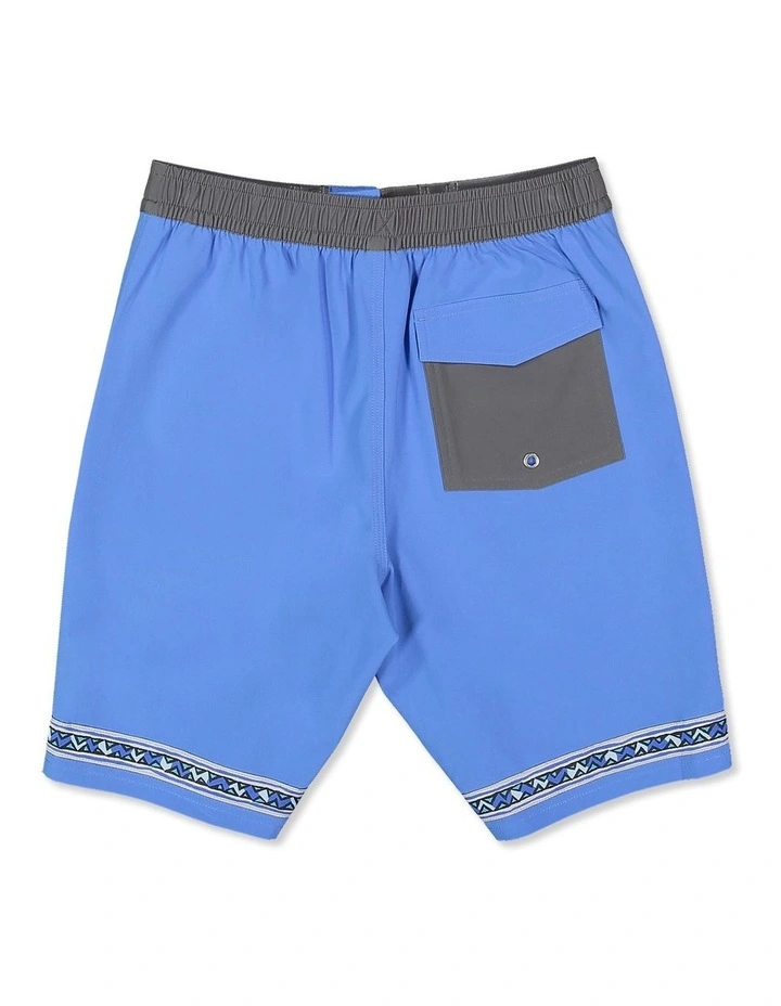 Boys 8-16 Wax Heads 17 Boardshorts In Palace Blue image 2