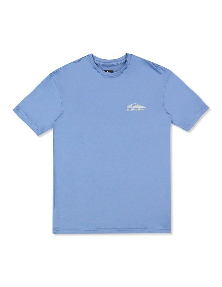 Boys 8-16 Carbon Short Sleeve Rashguard In Quiet Harbor image 1