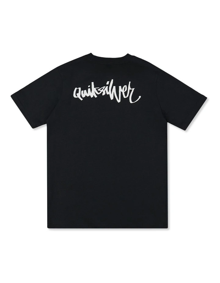 Boys 8-16 YG Spray T-Shirt In Black image 2