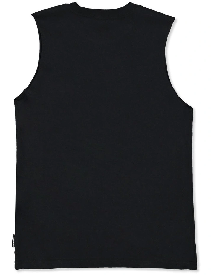 Boys 8-16 Disc Muscle Top In Black image 2