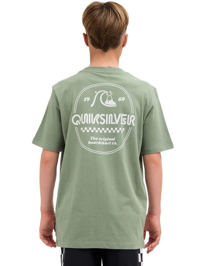 Boys 8-16 Original Stamp T-Shirt In Sea Spray image 2