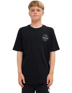 Boys 8-16 Original Stamp T-Shirt In Black