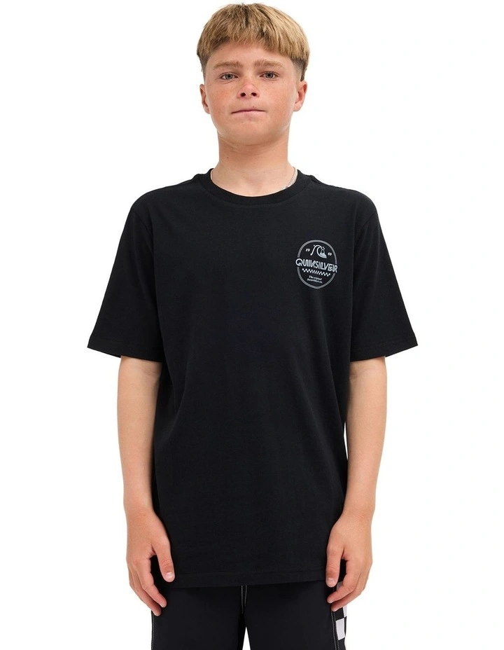 Boys 8-16 Original Stamp T-Shirt In Black image 1