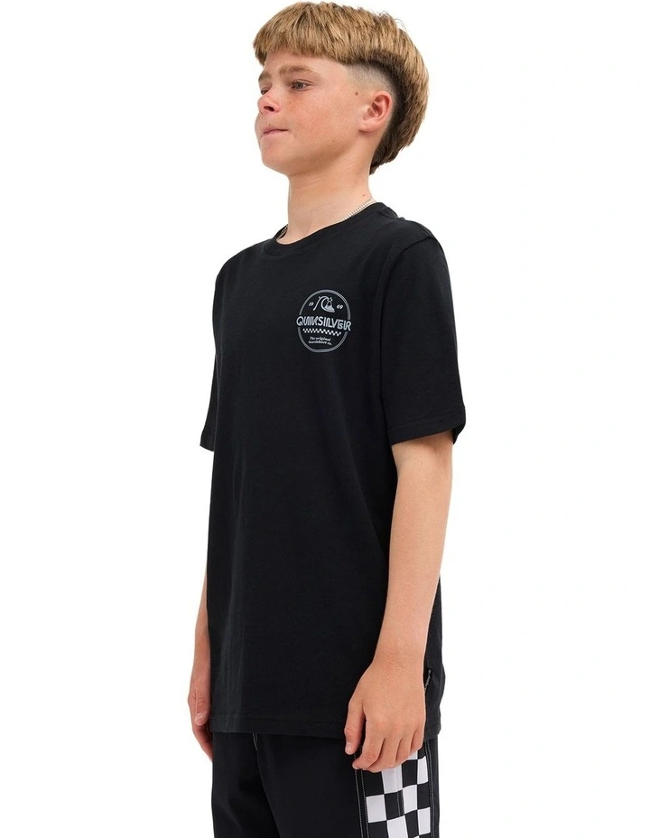Boys 8-16 Original Stamp T-Shirt In Black image 3