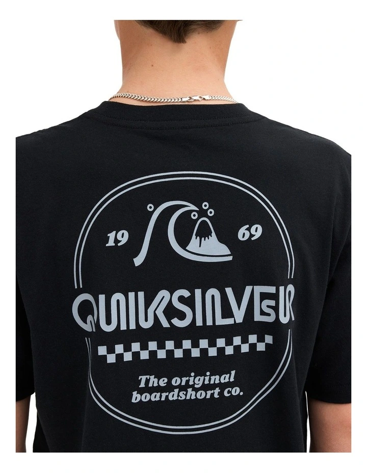 Boys 8-16 Original Stamp T-Shirt In Black image 4