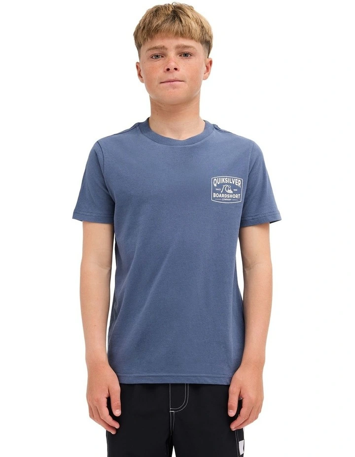 Boys 8-16 Originator T-Shirt In Vintage Indigo image 1