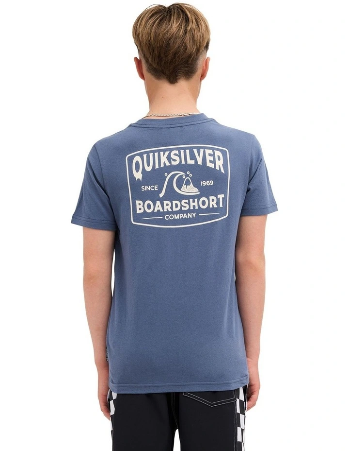 Boys 8-16 Originator T-Shirt In Vintage Indigo image 2