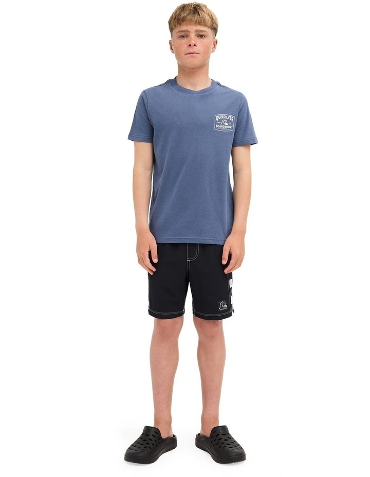 Boys 8-16 Originator T-Shirt In Vintage Indigo image 5