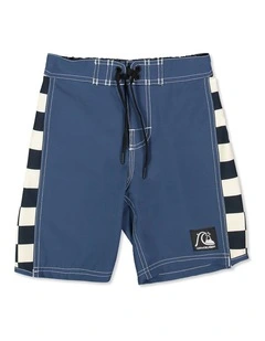Boys 2-7 Original Arch 13 Boardshorts In Dark Denim