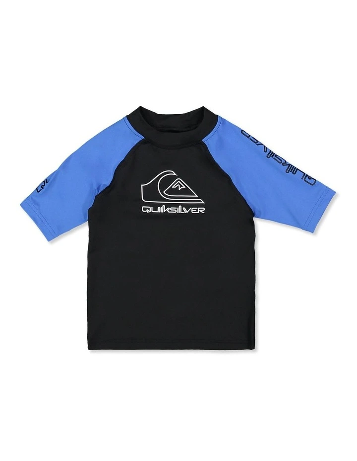 Boys 2-7 On Tour Short Sleeve Rashguard In Palace Blue image 1