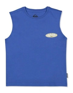 Boys 2-7 Tunnel Vision Muscle Top In Monaco Blue