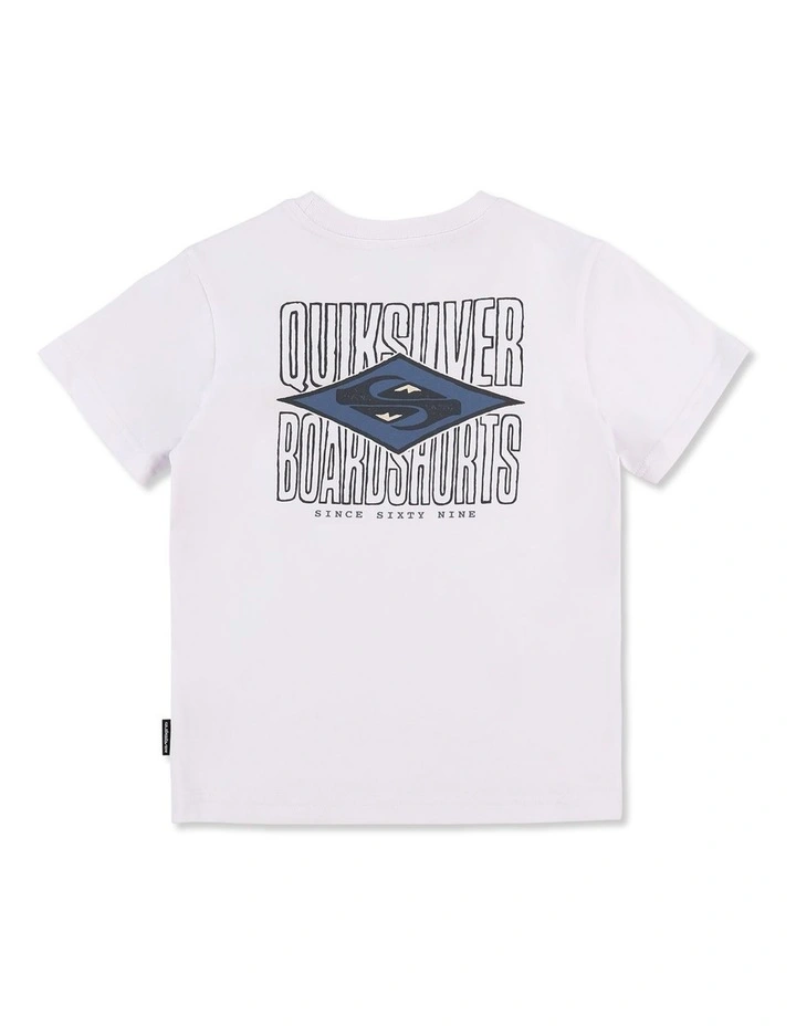 Boys 2-7 Way Back T-Shirt In White image 2