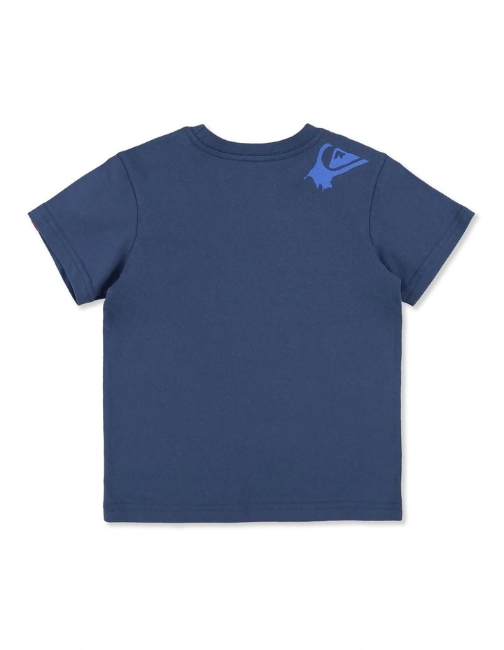 Boys 2-7 YG Scrawled T-Shirt In Dark Denim image 2