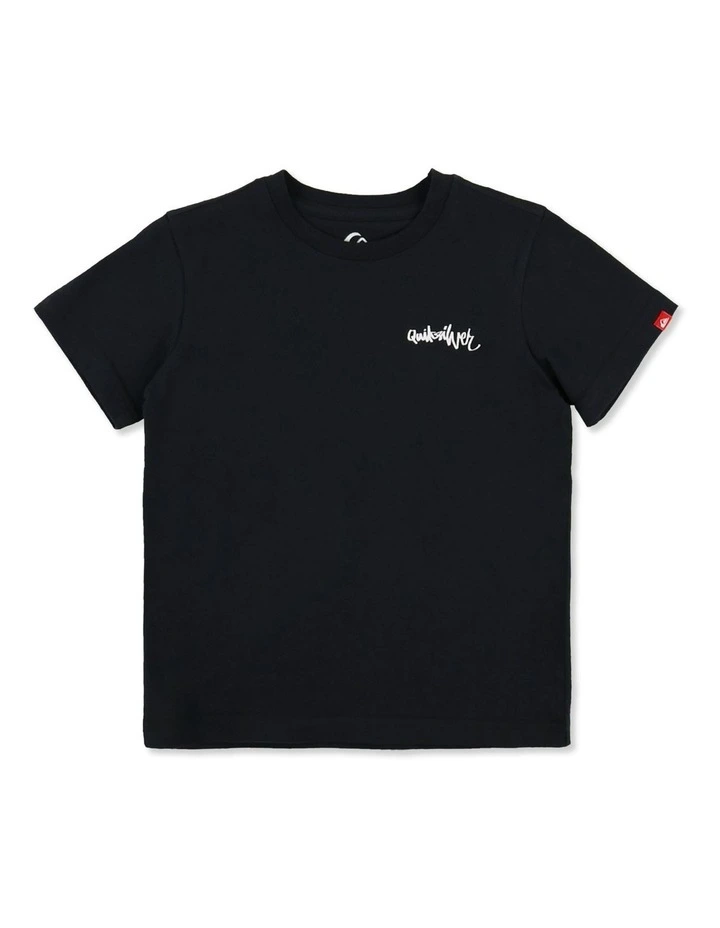Boys 2-7 YG Spray T-Shirt In Black image 1