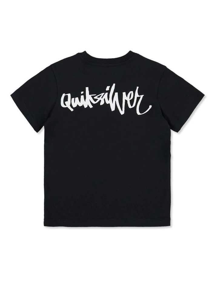 Boys 2-7 YG Spray T-Shirt In Black image 2
