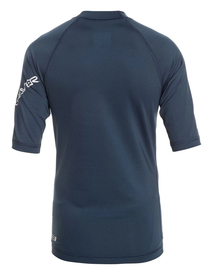 All Time Short Sleeve Rash Vest Navy image 2
