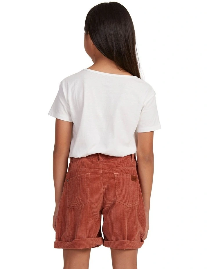 Save You Tonight Corduroy Shorts in Cedar Wood image 2