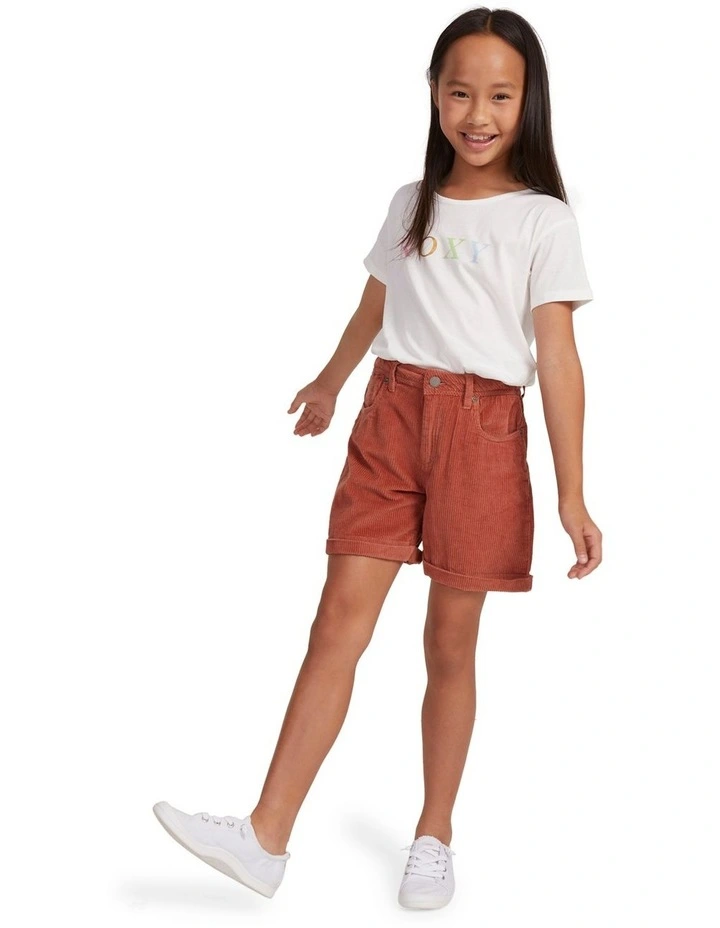 Save You Tonight Corduroy Shorts in Cedar Wood image 5