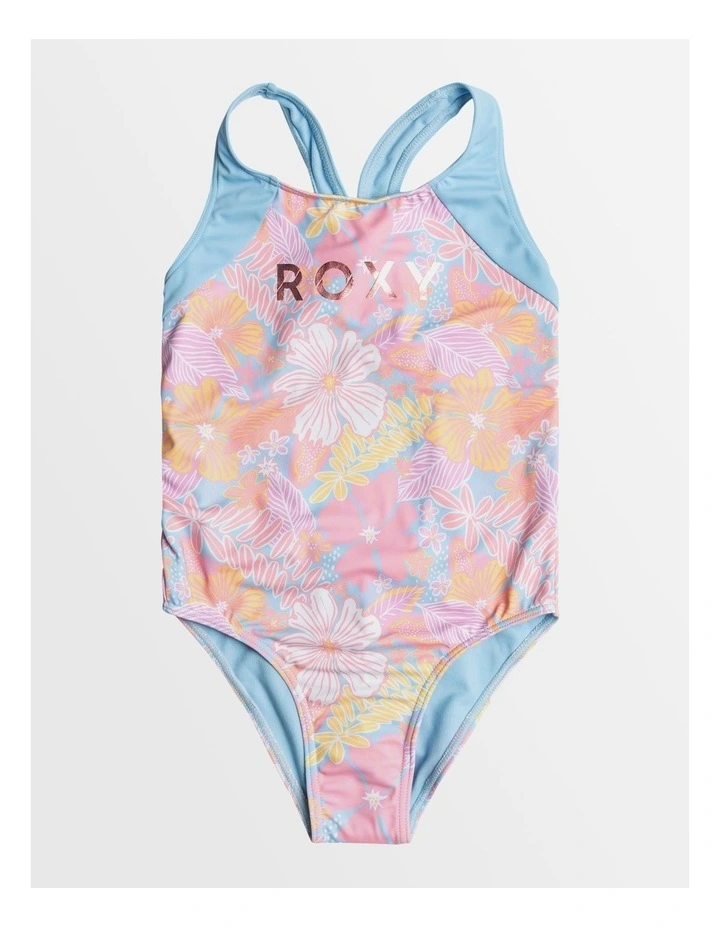 Hidden Garden One Piece Swimsuit in Pink image 1