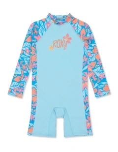 Hibiscus Hugs Springsuit in Blue