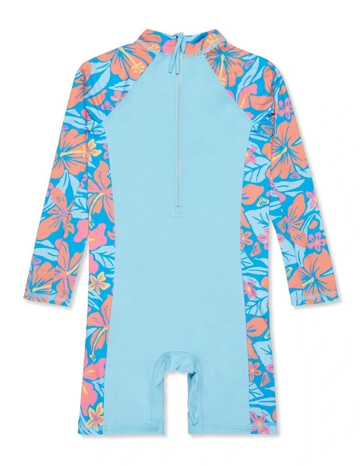 Hibiscus Hugs Springsuit in Blue image 2