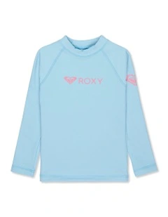 Heater Long Sleeve Rash Vest in Blue