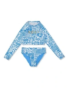 Surfenirs Crop Long Sleeve Rash Vest