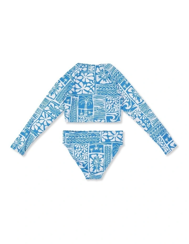 Surfenirs Crop Long Sleeve Rash Vest image 2