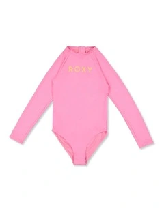 Forever Roxy Back Zip Onesie Long Sleeve Rash Vest