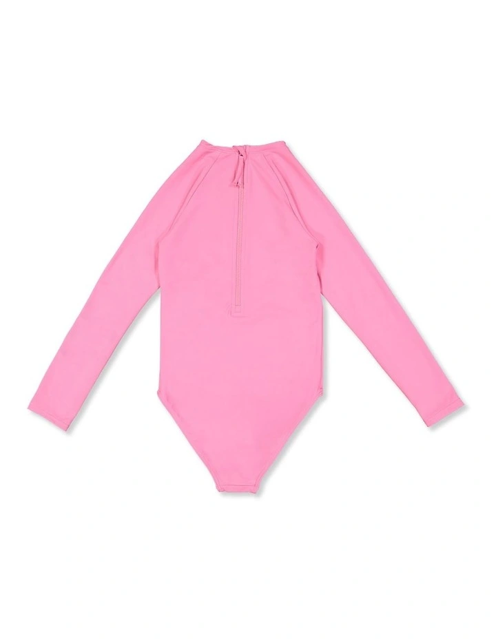 Forever Roxy Back Zip Onesie Long Sleeve Rash Vest image 2