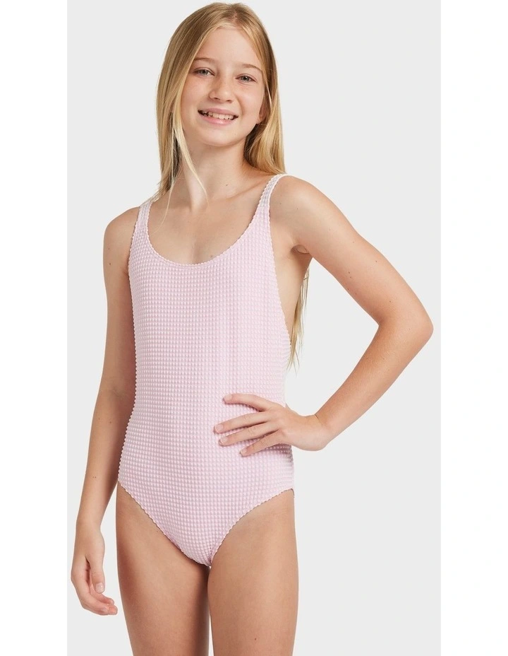 Daisy Check One Piece in Pink image 1